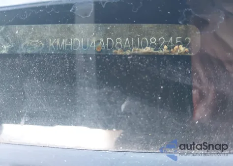 2010 Hyundai Elantra Gls z USA, uszkodzony, nr VIN KMHDU4AD8AU082452